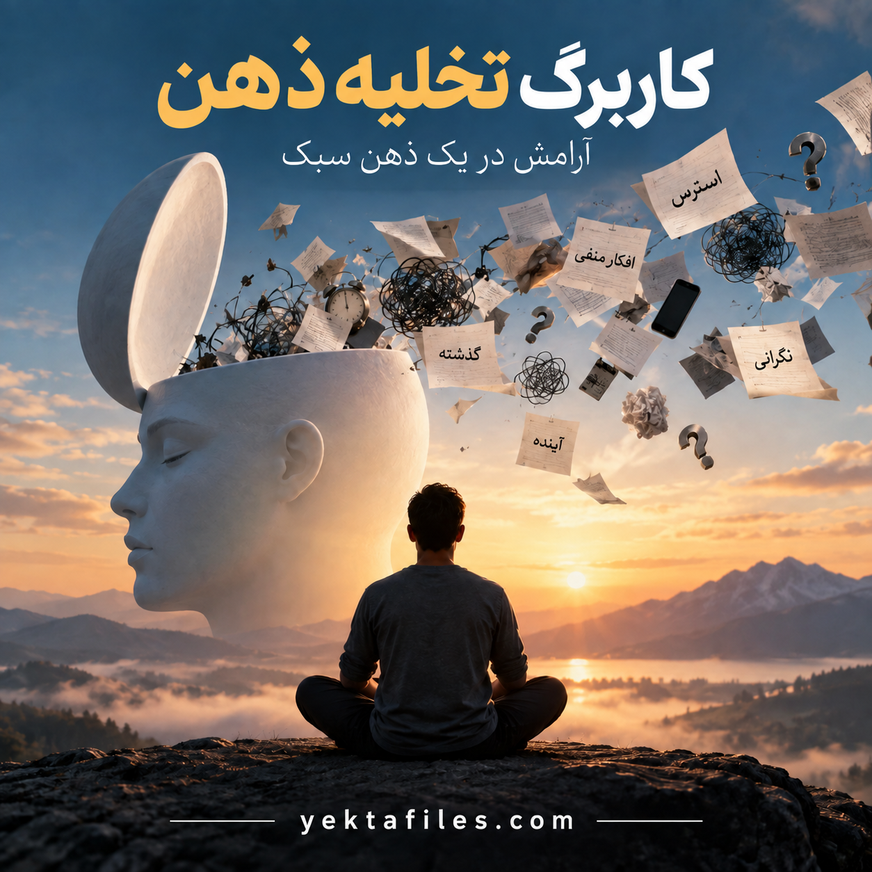کاربرگ تخلیه ذهن